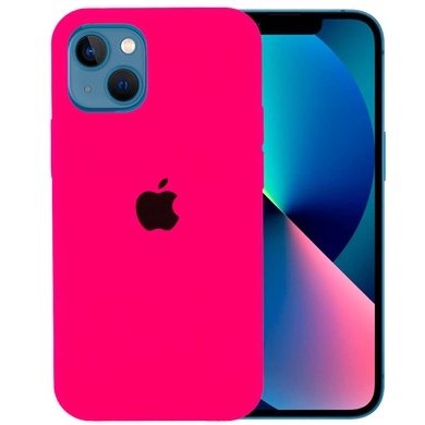 Чохол Silicone Case Full Protective (AA) для Apple iPhone 13 (6.1 "), Розовый / Barbie pink