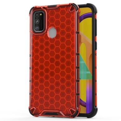 Ударопрочный чехол Honeycomb для Samsung Galaxy M30s / M21, Красный