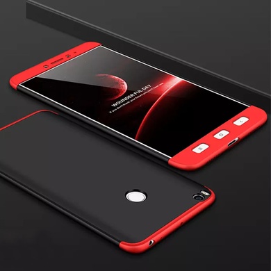 Пластиковая накладка GKK LikGus 360 градусов (opp) для Xiaomi Mi Max 2 Черный / Красный