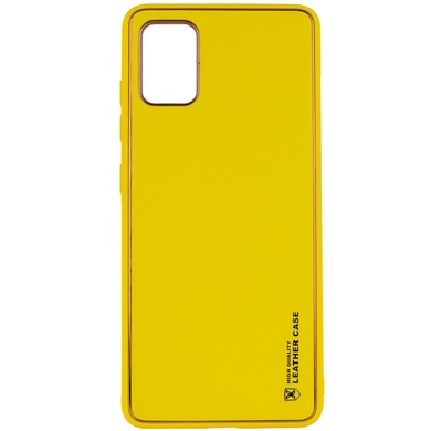 Кожаный чехол Xshield для Xiaomi Redmi Note 11 Pro 4G/5G / 12 Pro 4G Желтый / Yellow