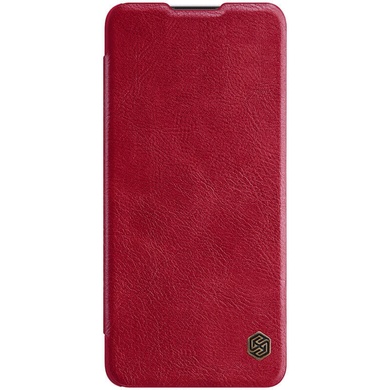 Кожаный чехол (книжка) Nillkin Qin Series для OnePlus 8T Красный