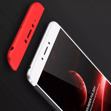 Пластикова накладка GKK LikGus 360 градусів (opp) для Xiaomi Mi Max 2, Черный / Красный