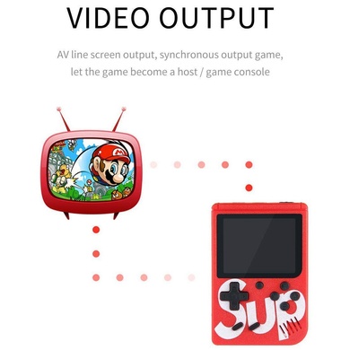 Портативна ігрова консоль Retro Game box SUP, Червоний