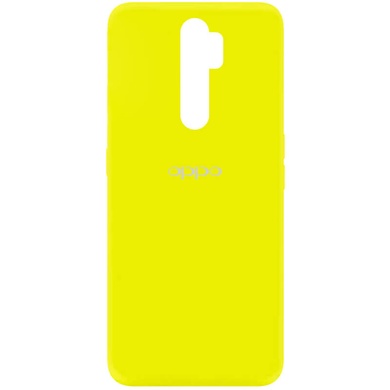 Чехол Silicone Cover My Color Full Protective (A) для Oppo A5 (2020) / Oppo A9 (2020) Желтый / Flash