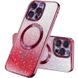 TPU чехол Delight case with MagSafe с защитными линзами на камеру для Apple iPhone 14 Pro Max (6.7"), Червоний / Red