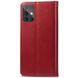 Кожаний чехол книжка GETMAN Gallant (PU) для Samsung Galaxy A71, Червоний