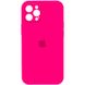Чехол Silicone Case Full Camera Protective (AA) для Apple iPhone 13 Pro Max (6.7") Розовый / Barbie pink