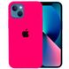 Чехол Silicone Case Full Protective (AA) для Apple iPhone 13 (6.1") Розовый / Barbie pink