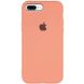 Чехол Silicone Case Slim Full Protective для Apple iPhone 7 plus / 8 plus (5.5"), Розовый / Peach