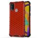 Ударопрочный чехол Honeycomb для Samsung Galaxy M30s / M21, Красный
