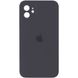 Чохол Silicone Case Square Full Camera Protective (AA) для Apple iPhone 11 (6.1 "), Сірий / Dark Gray