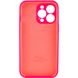 Чохол Silicone Case Full Camera Protective (AA) для Apple iPhone 13 Pro Max (6.7 "), Розовый / Barbie pink