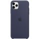 Чехол Silicone case (AAA) для Apple iPhone 11 Pro (5.8") Синий / Midnight blue