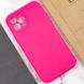 Чохол Silicone Case Full Camera Protective (AA) NO LOGO для Apple iPhone 12 Pro (6.1"), Розовый / Barbie pink