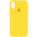 Чехол Silicone Case Full Protective (AA) для Apple iPhone XR (6.1") Желтый / Canary Yellow