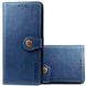 Кожаный чехол книжка GETMAN Gallant (PU) для Samsung Galaxy A12 / M12 Синий