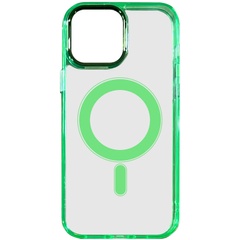 Чехол TPU Iris with MagSafe для Apple iPhone 12 Pro / 12 (6.1") Салатовый
