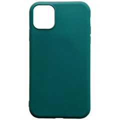 Силіконовий чохол Candy для Apple iPhone 12 Pro Max (6.7"), Зеленый / Forest green