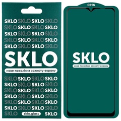 Защитное стекло SKLO 5D (full glue) для Samsung Galaxy A12/M12/A02s/M02s/A02/M02/A03s/A03 Core Черный