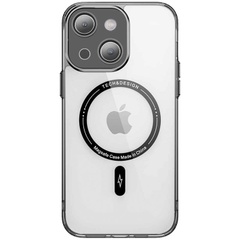 TPU+PC чехол Fullcolor with Magnetic Safe для Apple iPhone 13 (6.1") Black