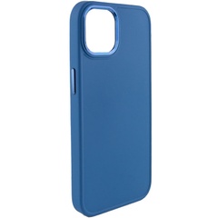 TPU чохол Bonbon Metal Style для Apple iPhone 14 (6.1"), Синий / Denim Blue