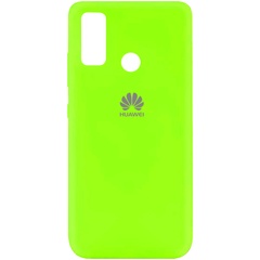 Чехол Silicone Cover My Color Full Protective (A) для Huawei P Smart (2020) Салатовый / Neon green