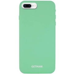 Чехол Silicone Case GETMAN for Magnet для Apple iPhone 7 plus / 8 plus (5.5"), Зеленый / Spearmint