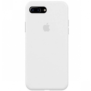 Чехол Silicone Case Full Protective (AA) для Apple iPhone 7 plus / 8 plus (5.5") Белый / White