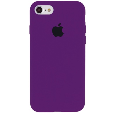 Чехол Silicone Case Full Protective (AA) для Apple iPhone 7 / 8 / SE (2020) (4.7") Фиолетовый / Ultra Violet