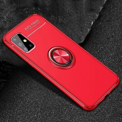 TPU чохол Deen ColorRing під магнітний тримач (opp) для Samsung Galaxy A51, Красный / Красный