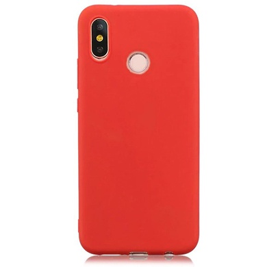 Силиконовый чехол Candy для Xiaomi Redmi Note 5 Pro / Note 5 (DC) Красный