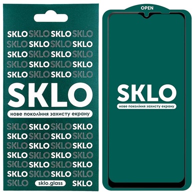 Захисне скло SKLO 5D для Samsung Galaxy A12/M12/A02s/M02s/A02/M02/A03s/A03 Core, Чорний