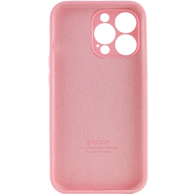 Чехол Silicone Case Full Camera Protective (AA) для Apple iPhone 13 Pro Max (6.7") Розовый / Light pink