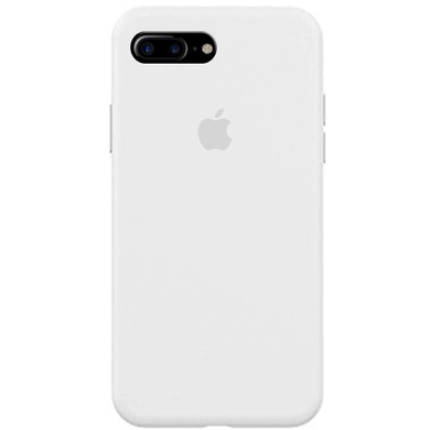 Чехол Silicone Case Full Protective (AA) для Apple iPhone 7 plus / 8 plus (5.5") Белый / White