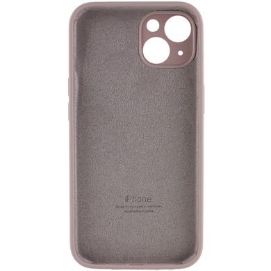 Чохол Silicone Case Full Camera Protective (AA) для Apple iPhone 15 (6.1"), Сірий / Lavender