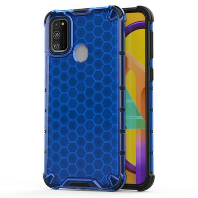 Ударопрочный чехол Honeycomb для Samsung Galaxy M30s / M21, Синий