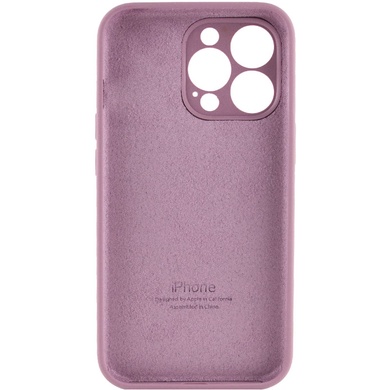 Чехол Silicone Case Full Camera Protective (AA) для Apple iPhone 14 Pro Max (6.7") Лиловый / Lilac Pride