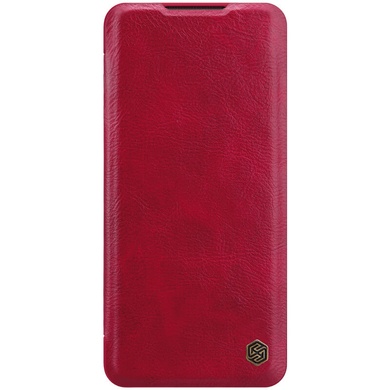Кожаный чехол (книжка) Nillkin Qin Series для Xiaomi Mi Note 10 / Note 10 Pro / Mi CC9 Pro Красный