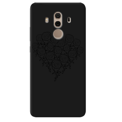 Чехол Roses Heart для Huawei Mate 10 Pro, Черный