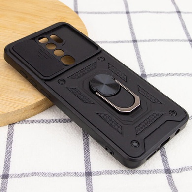 Ударопрочный чехол Camshield Serge Ring для Xiaomi Redmi Note 8 Pro Черный
