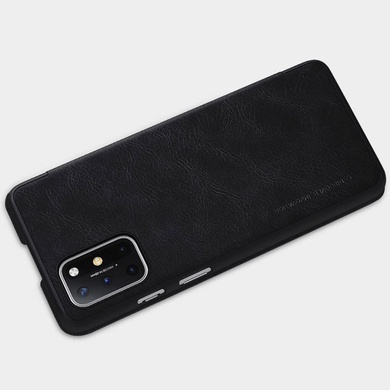 Кожаный чехол (книжка) Nillkin Qin Series для OnePlus 8T Черный