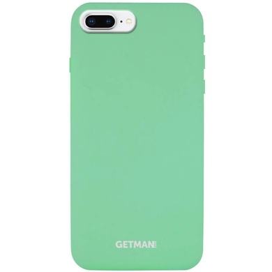 Чехол Silicone Case GETMAN for Magnet для Apple iPhone 7 plus / 8 plus (5.5"), Зеленый / Spearmint