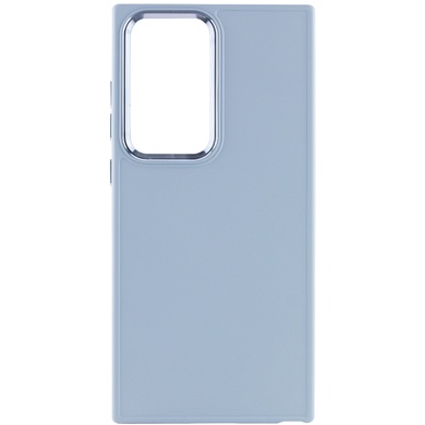 TPU чохол Bonbon Metal Style для Samsung Galaxy S23 Ultra, Голубой / Mist blue