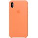 Чохол Silicone case (AAA) для Apple iPhone XS Max (6.5"), Оранжевый / Papaya