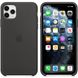 Чехол Silicone case (AAA) для Apple iPhone 11 Pro (5.8") Черный / Black