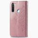Кожаный чехол (книжка) Art Case с визитницей для Xiaomi Redmi Note 8 / Note 8 2021 Розовый