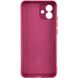Чохол Silicone Cover Lakshmi Full Camera (A) для Samsung Galaxy A05, Бордовый / Marsala