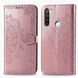Шкіряний чохол (книжка) Art Case з візитницею для Xiaomi Redmi Note 8 / Note 8 2021, Розовый
