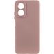Чохол Silicone Cover Lakshmi Full Camera (A) для Oppo A17, Рожевий / Pink Sand