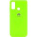 Чохол Silicone Cover My Color Full Protective (A) для Huawei P Smart (2020), Салатовый / Neon Green